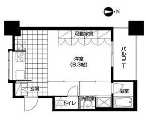 アーバネックス北堀江の物件間取画像